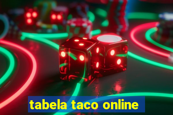 tabela taco online